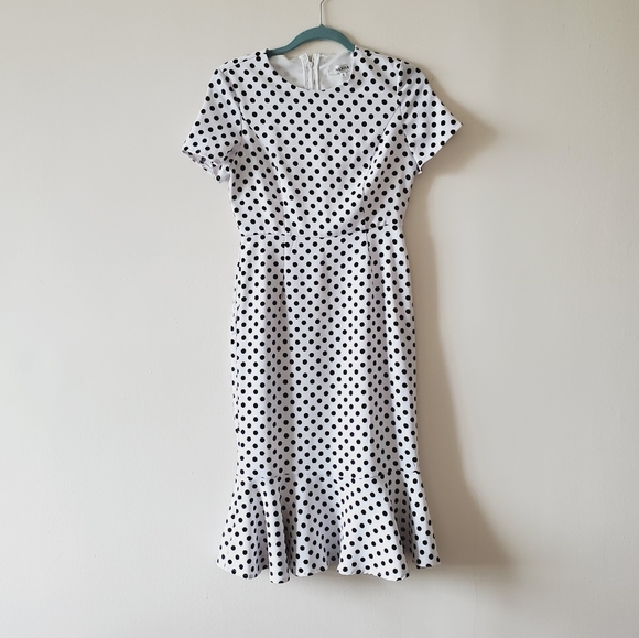 NWOT Polka Dot Midi Dress - Picture 1 of 4